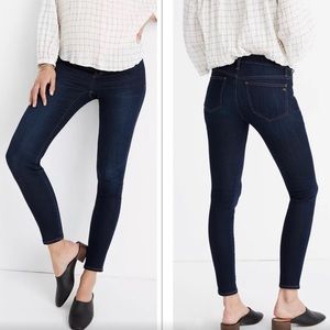 Madewell Maternity Side Panel Larkspur Skinny Jean